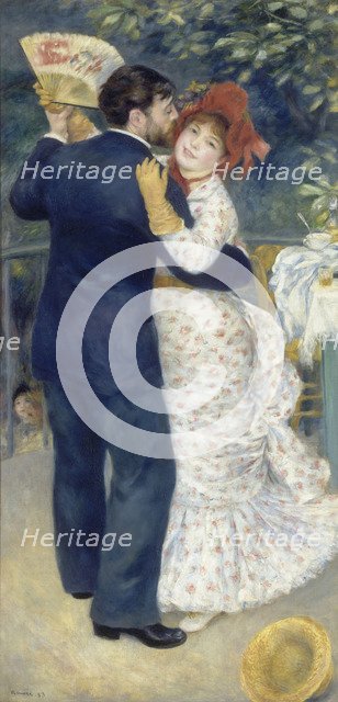 Country Dance (Danse à la campagne), 1883. Artist: Renoir, Pierre Auguste (1841-1919)