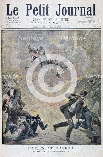 Death of an anarchist assassin, Aniche, France, 1895. Artist: Henri Meyer