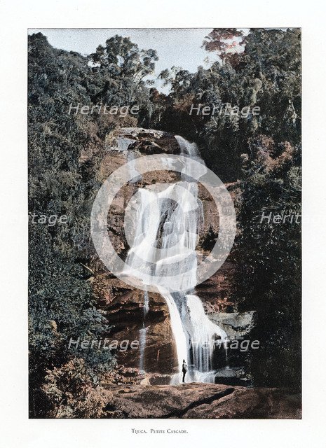 Waterfall in Tijuca, Rio de Janeiro, Brazil, 19th century. Artist: Unknown