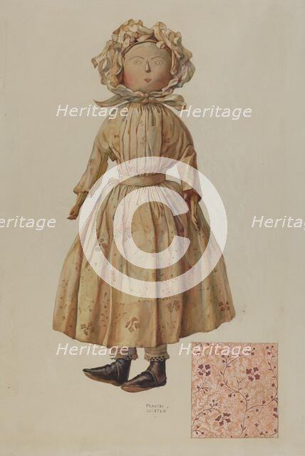 Rag Doll, 1935/1942. Creator: Frances Lichten.