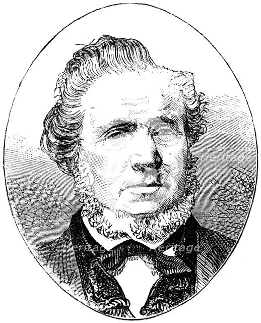 Brigham Young, American Mormon leader, (c1880). Artist: Unknown