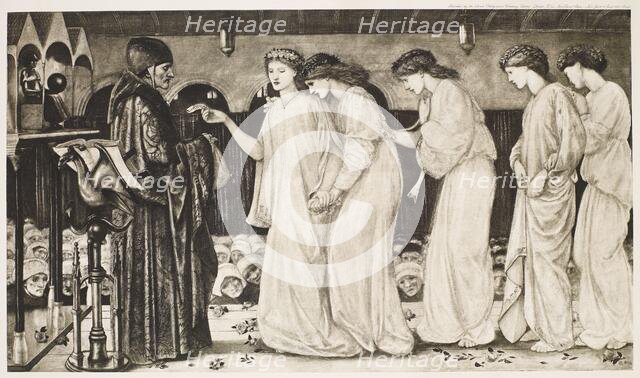 St George Series - Moritura, the Princess Draws the Lot, c1860s, (1900). Creator: Unknown.