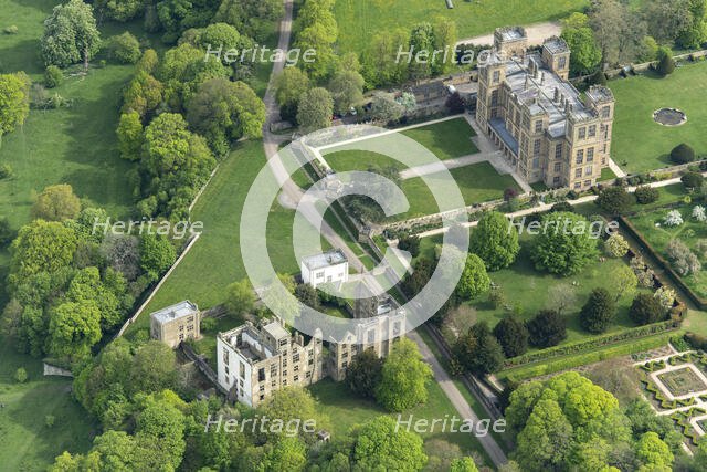 Hardwick Old Hall and Hardwick Hall, Derbyshire, 2025. Creator: Robyn Andrews.