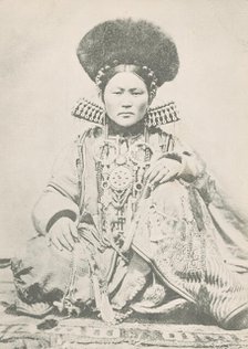 A Buriat Woman Sitting in the Honorable Pose, 1904-1917. Creator: Unknown.