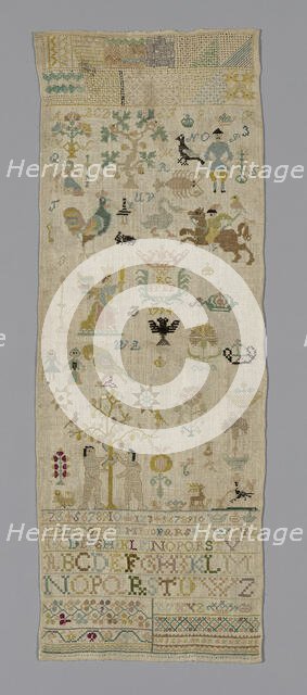 Sampler, Netherlands, 1794. Creator: Unknown.