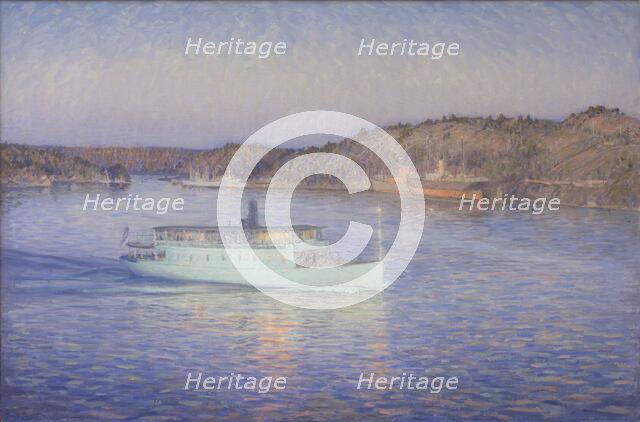 The White Boat, 1906. Creator: Prince Eugen, Duke of Närke.