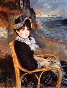 'By the Seashore', 1883. Artist: Pierre-Auguste Renoir