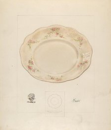 Dinner Plate, c. 1937. Creator: Joseph Sudek.
