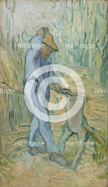 The Woodcutter (after Millet) , 1890. Creator: Gogh, Vincent, van (1853-1890).