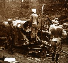 Artillery, Bois du Chatelet, France, c1914-c1918. Artist: Unknown.