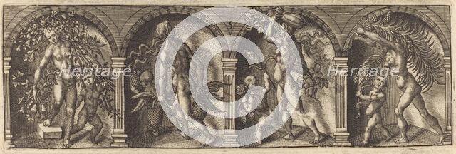 Les divers pourtraicts et figures V, c. 1600. Creator: Master AD.