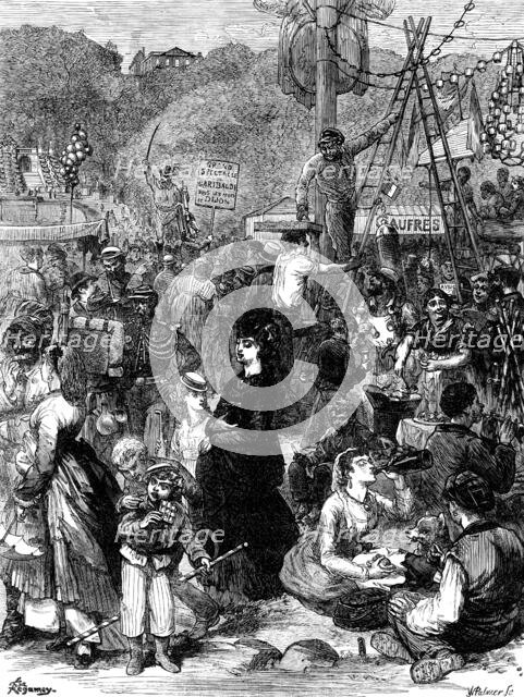 The Fair of St. Cloud, near Paris, 1871. Creator: William James Palmer.