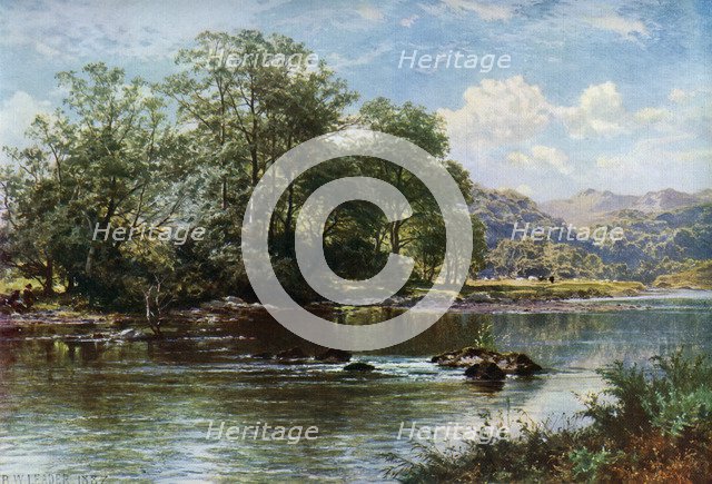 'The Stream in Summer Time', 1887, (1912).Artist: Benjamin Williams Leader