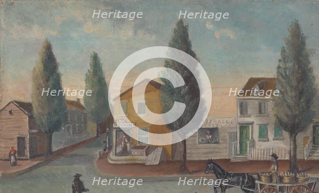 The Baker's Wagon, 1870s. Creator: William P. Chappel.