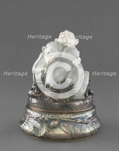 Monkey Figure, c. 1900-25. Creator: Ingeborg Plockross-Iminger (Danish, 1872-1962); Bing & Grøndahl (Danish, est. 1853).