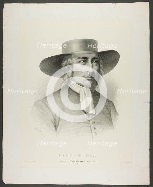 George Fox, c.1858. Creator: Leopold Grozelier.