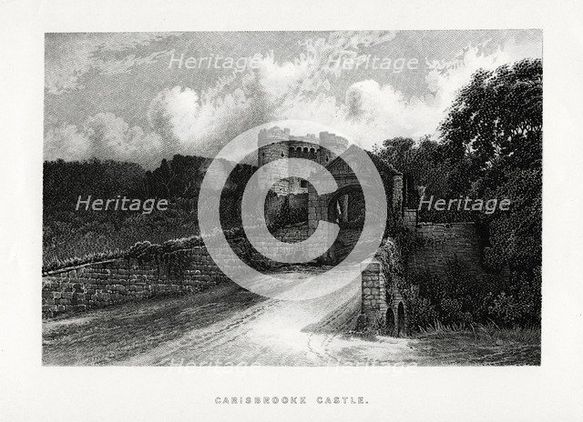 Carisbrooke Castle, Newport, Isle of Wight, 1896. Artist: Unknown