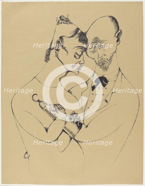 Das Ehepaar (The Married Couple), 1920. Creator: Heinrich Hoerle.