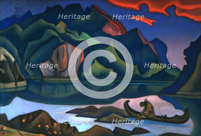 Hidden Treasure, 1947. Artist: Roerich, Nicholas (1874-1947)