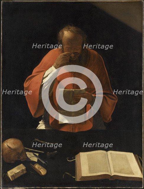 Saint Jerome reading, c. 1650.