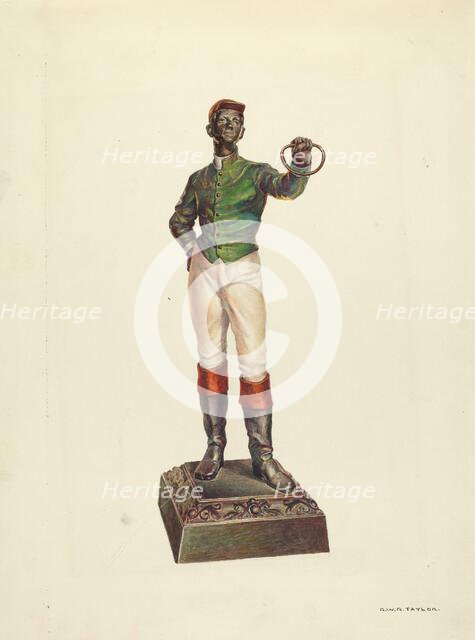 Hitching Post, 1935/1942. Creator: Robert W.R. Taylor.