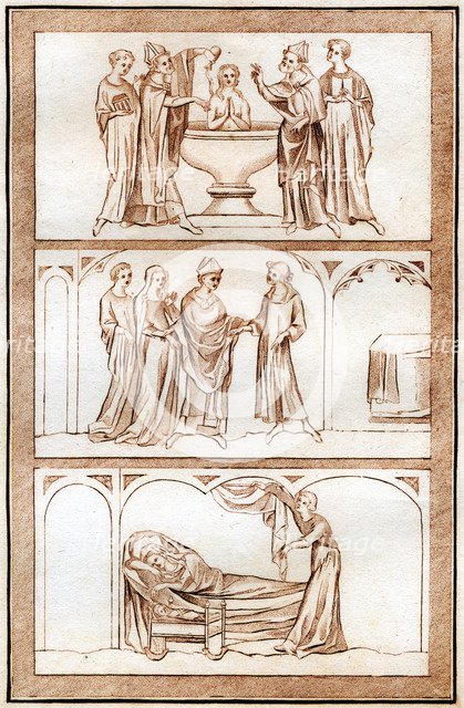The Life of Thomas Becket, (1801).Artist: Joseph Strutt