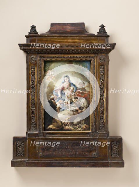 Virgin with St. Francis and St. Dominic, c1790. Creator: Vicente Lopez y Portana.