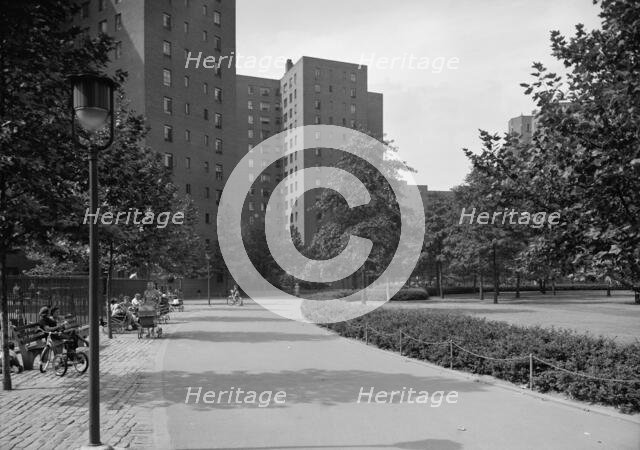 Stuyvesant Town, 14th St., New York City, 1951. Creator: Gottscho-Schleisner, Inc.