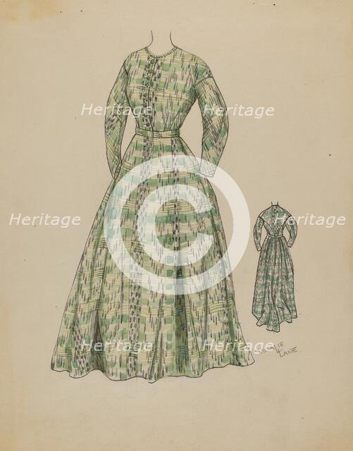 Dress, c. 1936. Creator: Rosalia Lane.