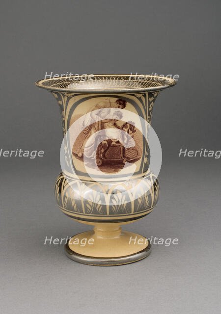 Vase, Leeds, c. 1820. Creator: Unknown.
