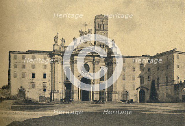'Roma - Basilica of the Holy Cross of Jerusalem', 1910. Artist: Unknown.