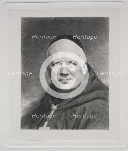 Dom Prosper Gueranger, Abbe of Solesmes. Creator: Claude-Ferdinand Gaillard (French, 1834-1887).