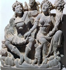 Statuette of Haritiki and Pangika. Artist: Unknown