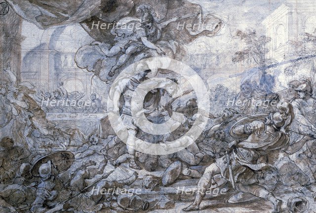 'Perseus Holding up the Head of Medusa', 18th century. Artist: Francesco Solimena