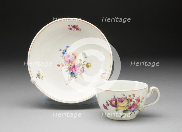 Cup and Saucer, Hague, The, 1778/86. Creator: Unknown.