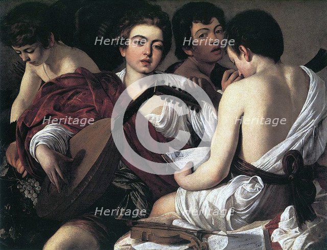 'The Musicians', c1595. Artist: Michelangelo Caravaggio