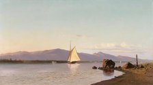 Kingston Point, Hudson River, 1873. Creator: Francis A. Silva.