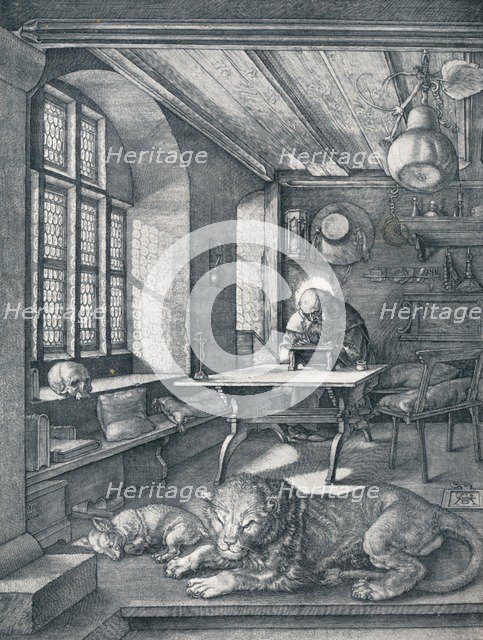 'St Jerome in his Study', 1514 (1906). Artist: Albrecht Durer.