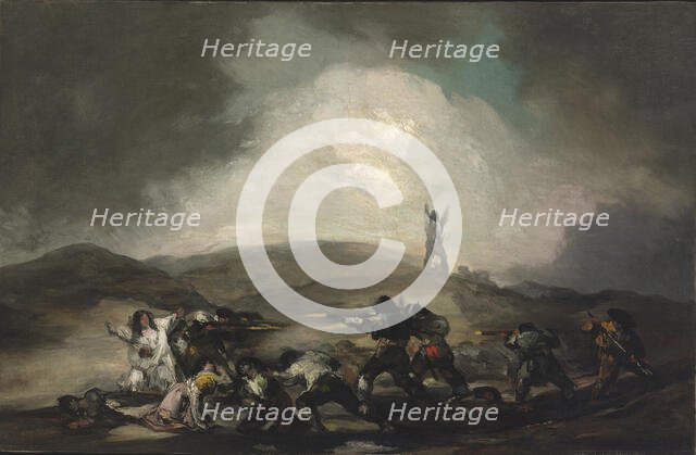 A Scene from the Spanish War of Independence, after 1808. Creator: Goya, Francisco, de (1746-1828).