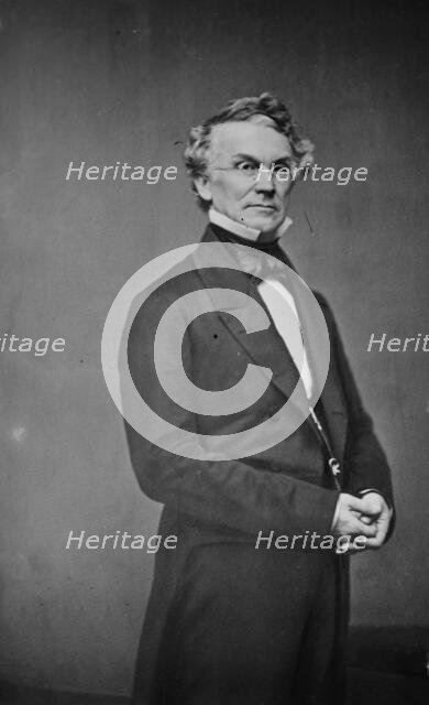 Rev. W. Adams, between 1855 and 1865. Creator: Unknown.