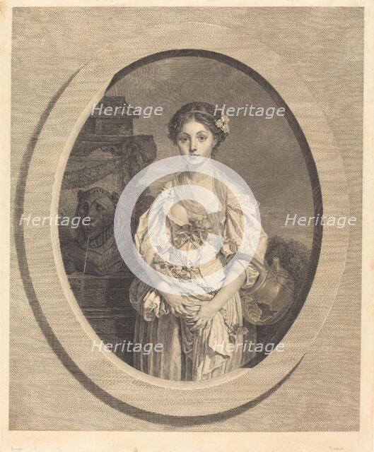 The Broken Jug. ( La cruche cassee), 1773. Creator: Jean Massard.