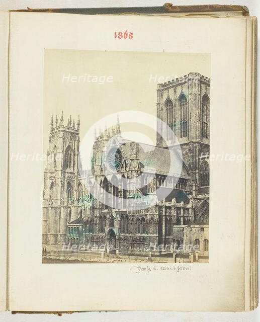 Untitled [York Minster], 1855/68.  Creator: Georgina Cowper.