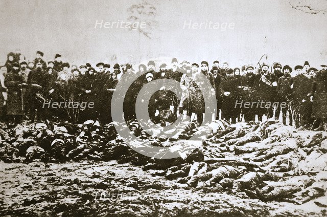 Casualties of the Red and White Armies in Siberia, Russian Civil War, c1918-c1923. Artist: Unknown