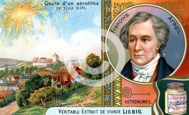 Dominique Francois Jean Arago, French astronomer, physicist and politician, (c1900). Artist: Unknown