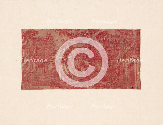 La Trève de Dieu (God's Truce) (Furnishing Fabric), France, c. 1820. Creator: Unknown.