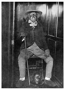 Effigy of Jeremy Bentham with his embalmed head, University College, London, 1956. Artist: Unknown