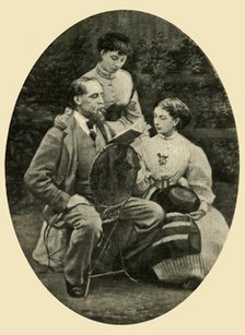 'Charles Dickens Reading To His Daughters, 1865', (1910).  Creators: Mason & Co, Robert Hindry Mason.