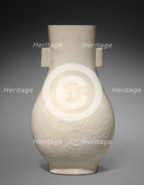 Vase: Ding ware, 1368- 1644. Creator: Unknown.