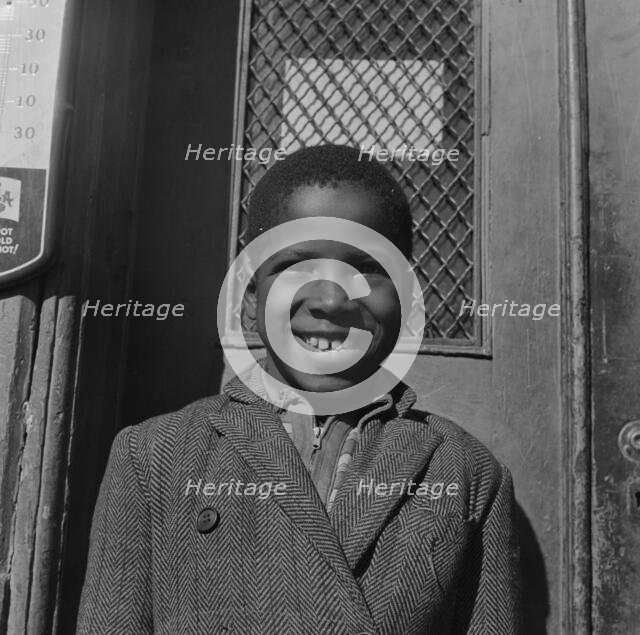 Negro boy, Washington, D.C., 1942. Creator: Gordon Parks.