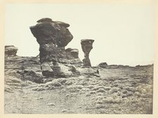 Dial Rock, Red Buttes, Laramie Plains, 1868/69. Creator: Andrew Joseph Russell.